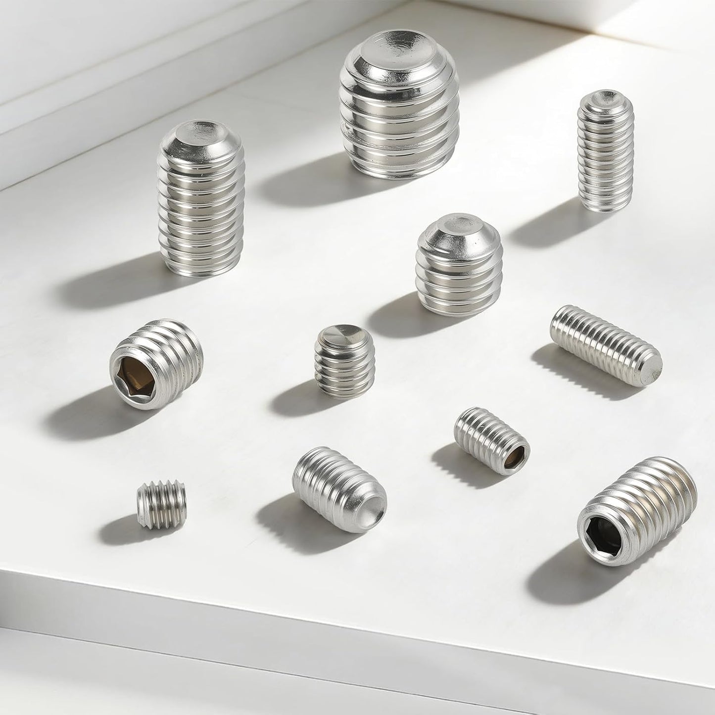 Set 510 piezas s métricos M3-M8 acero inox 304