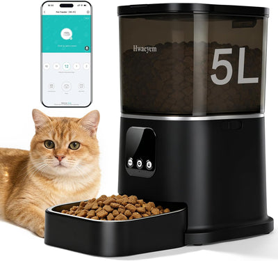 Alimentador automático para gatos WiFi 5L antiatascos