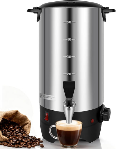 Urna café 50 tazas 1500W para eventos y catering