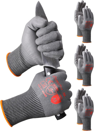 Guantes cortes nivel 5 antideslizante fábrica construcción