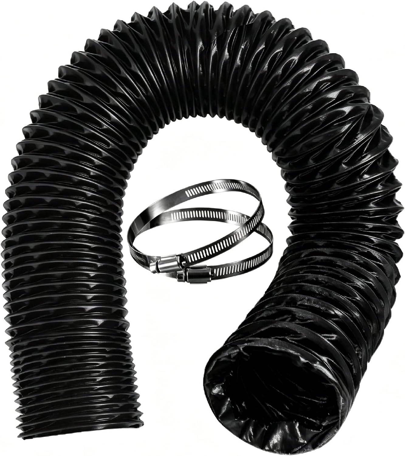 Manguera ventilación secadora 4pulg 16ft flexible resistente