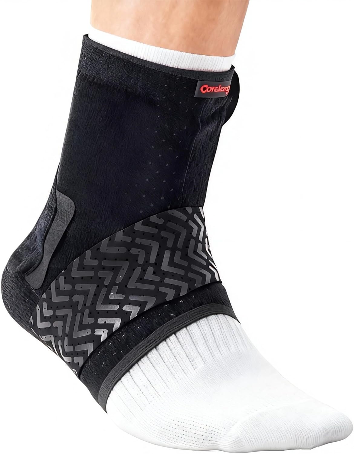 Tobillera ajustable para correr y deportes con almohadillas