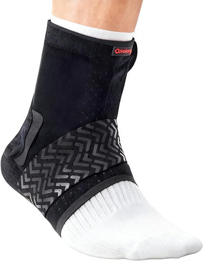 Tobillera ajustable para correr y deportes con almohadillas
