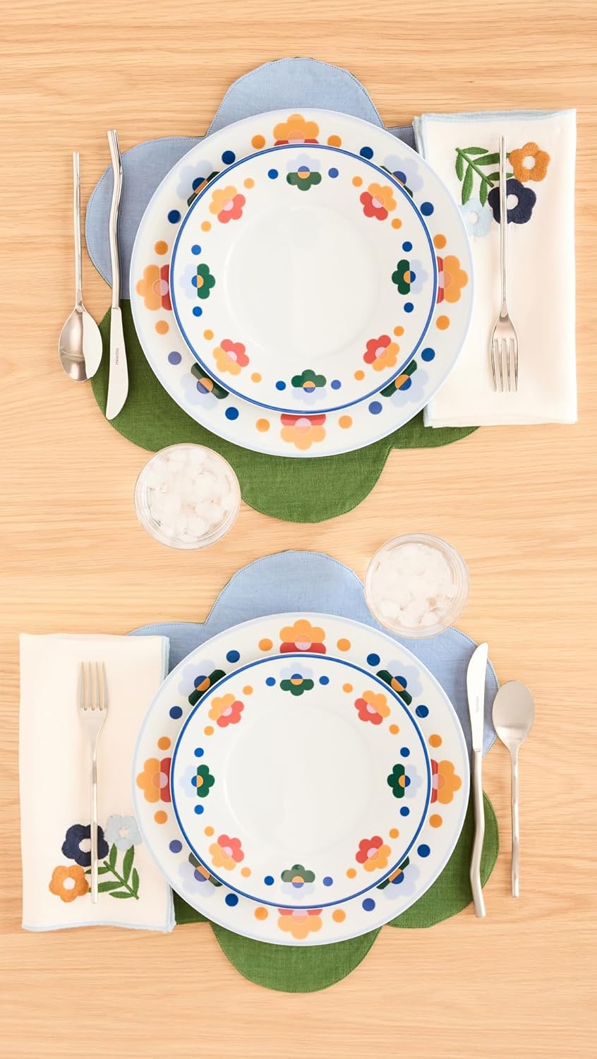 Set 4 servilletas lienzo patchwork mujer