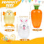 12 Recipientes Rellenables para Huevos de Pascua Cesta