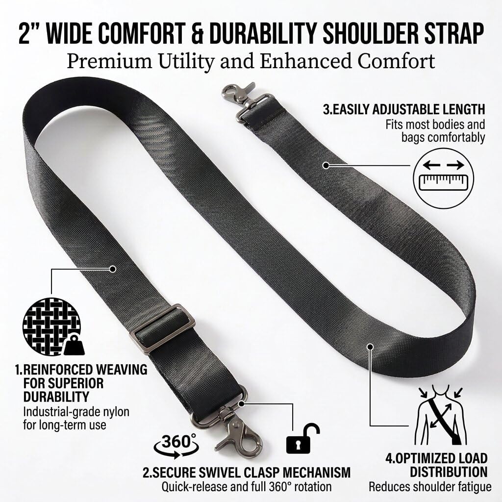 Correas hombro 54x2pulg cojín aire maletín herramientas