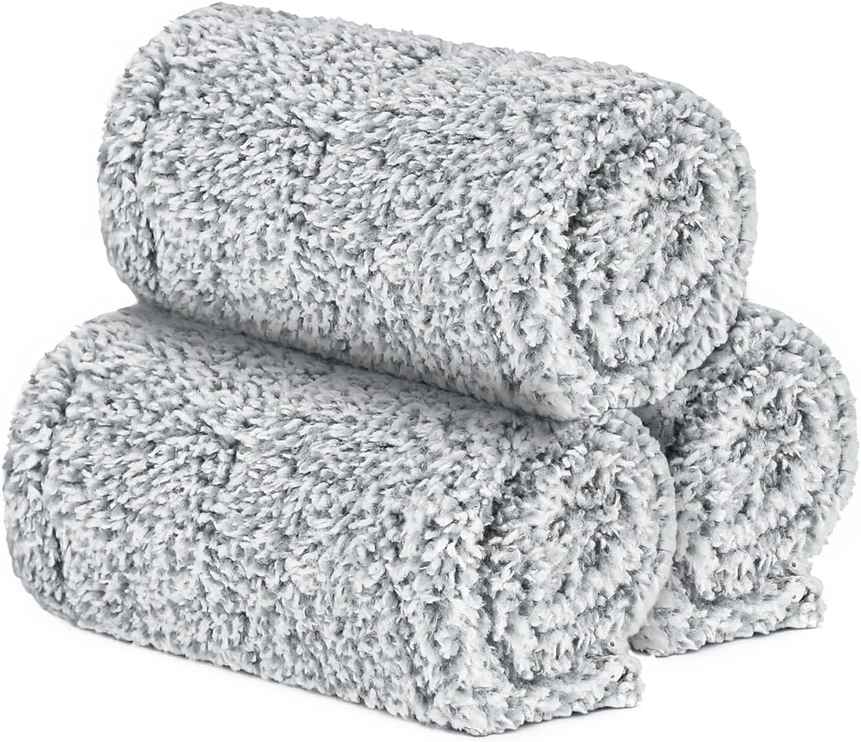 3 Pzas Almohadillas Microfibra para Cubo Fregona 13pulg Gris