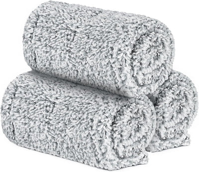 3 Pzas Almohadillas Microfibra para Cubo Fregona 13pulg Gris