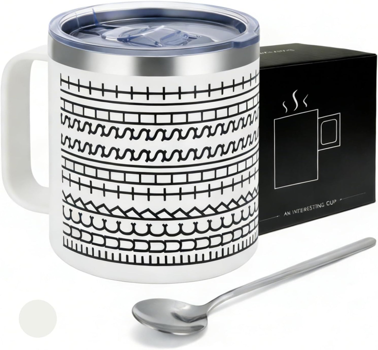 Taza de café sarcástica con mensaje oculto de 15 oz
