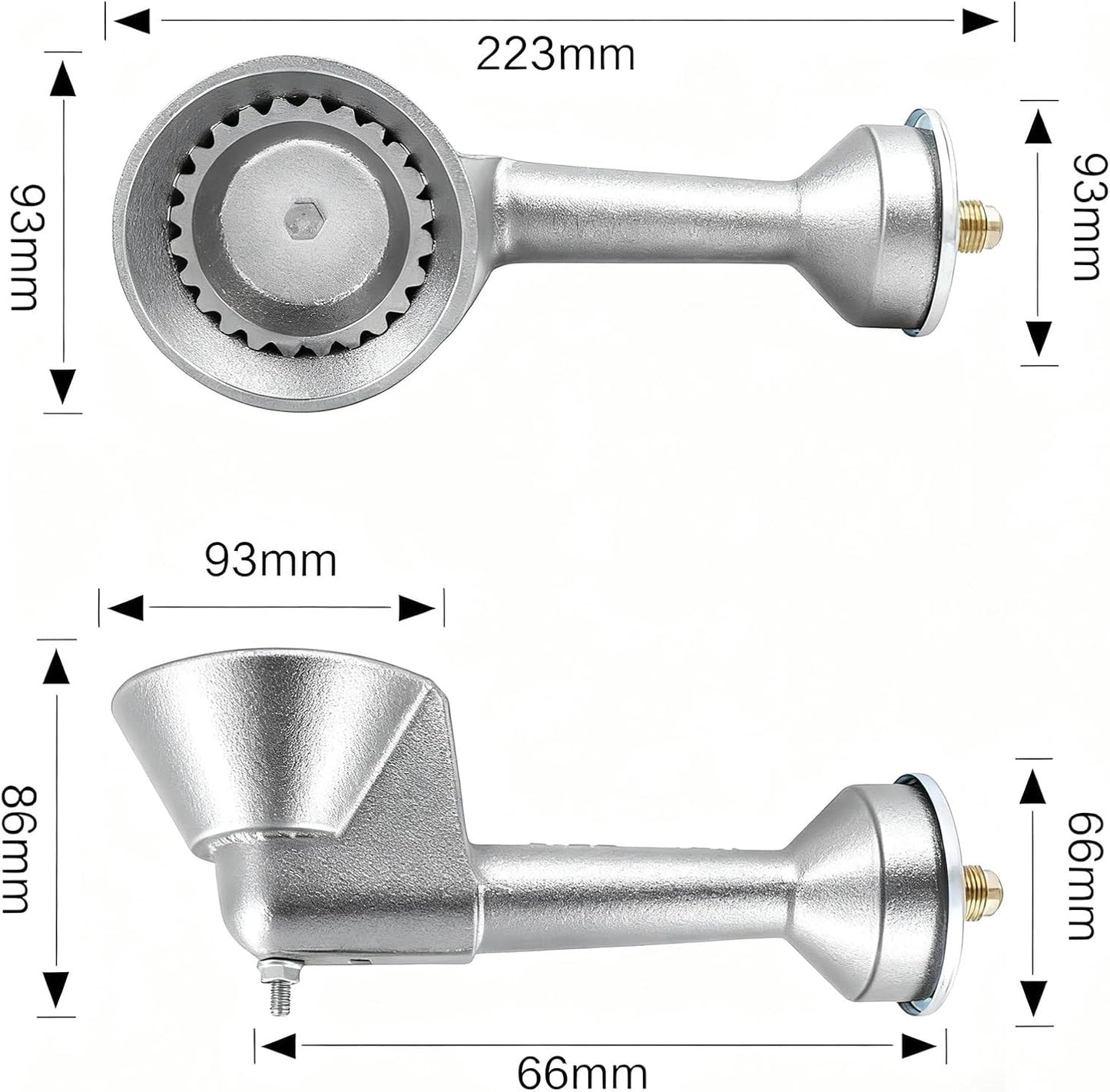 Cabezal quemador propano hierro fundido 4ft