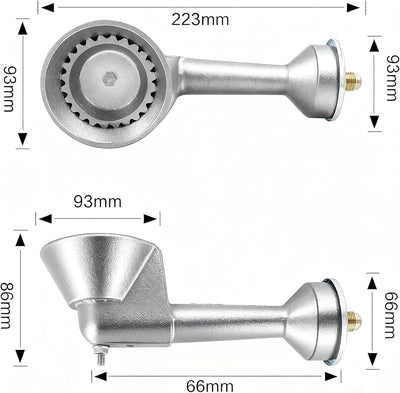 Cabezal quemador propano hierro fundido 4ft