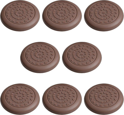8 Pzas Pads Antideslizante Silicón Negro