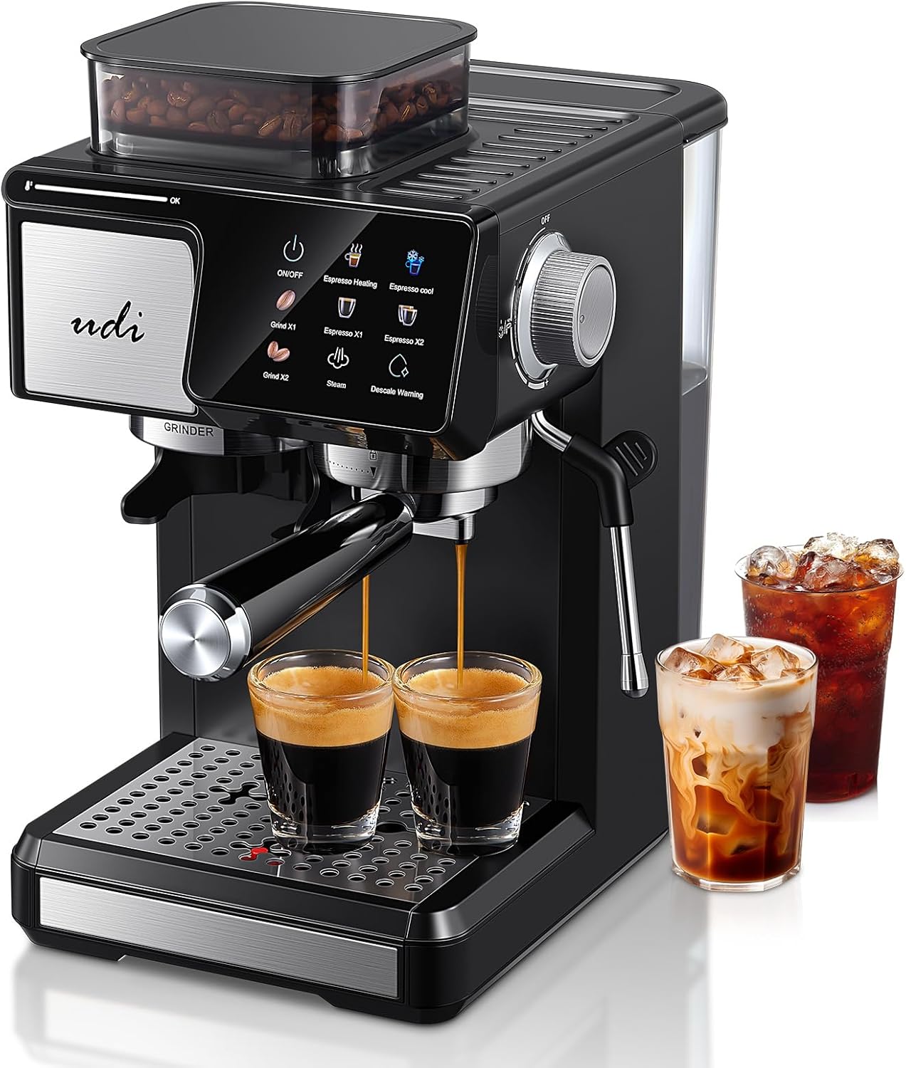 Cafetera Espresso 20 Bar Táctil Molienda Automática