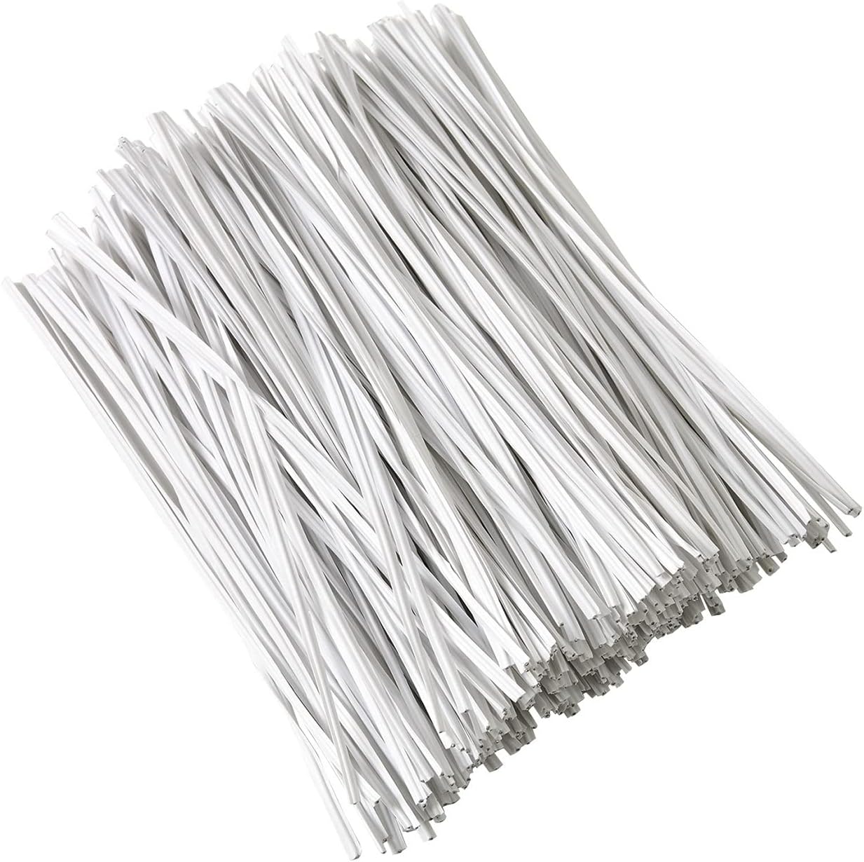 300 Lazos Plástico Blanco 5pulg para Cables Bolsos