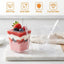 Vasos de postre de plástico 5 oz con tapas y cucharas paquete de 50