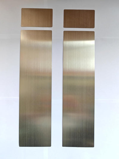 Protector puerta perro acero inox cepillado 2 tamaños