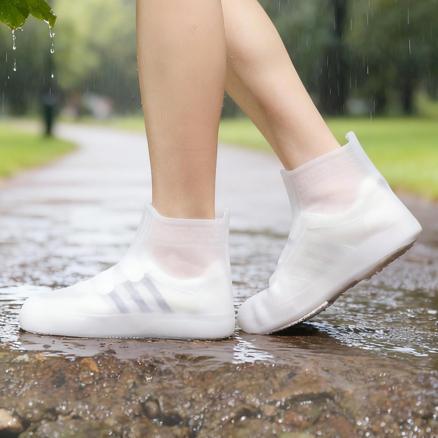 Fundas silicón impermeables reutilizables para zapatos