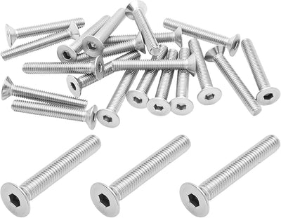 20 Pzas Tornillos Hexagonales M6x40mm