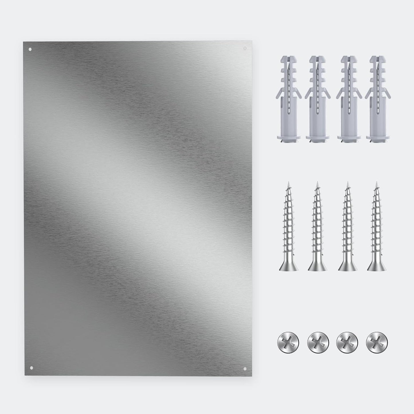 Panel acero inox 24x30pulg protector salpicaduras cocina