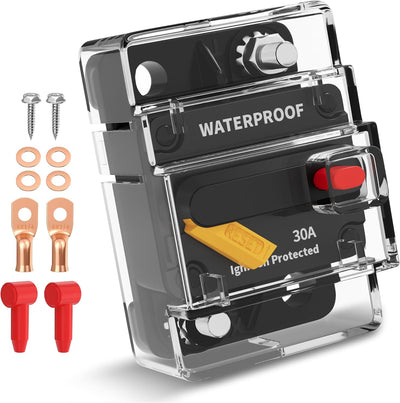 Disyuntor CC 12-48V 30A impermeable manual barco RV