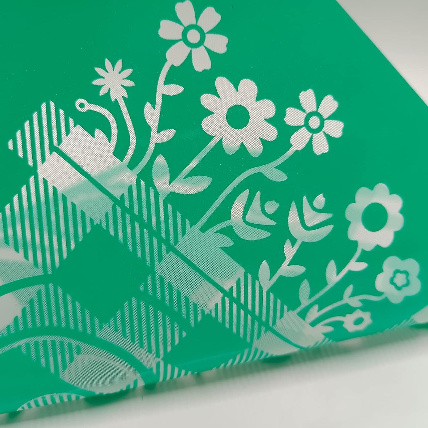 Plantillas autoadhesivas para serigrafía girasoles reutilizables