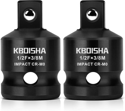 Juego adaptadores enchufe impacto 1/2 a 3/8 pulg
