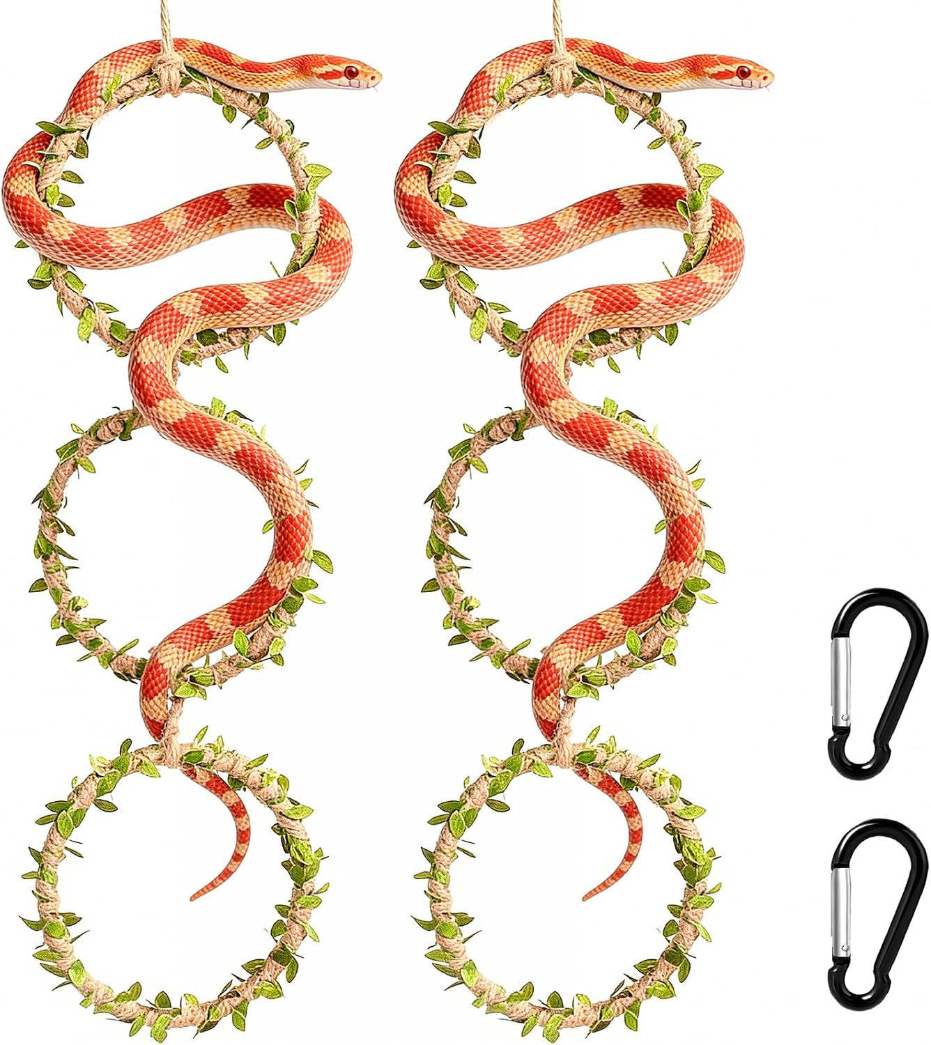 2 Anillos Escalada Serpiente Accesorios Tanque Reptiles