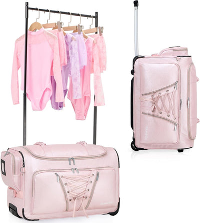 Bolsa baile 23pulg satén impermeable con perchero