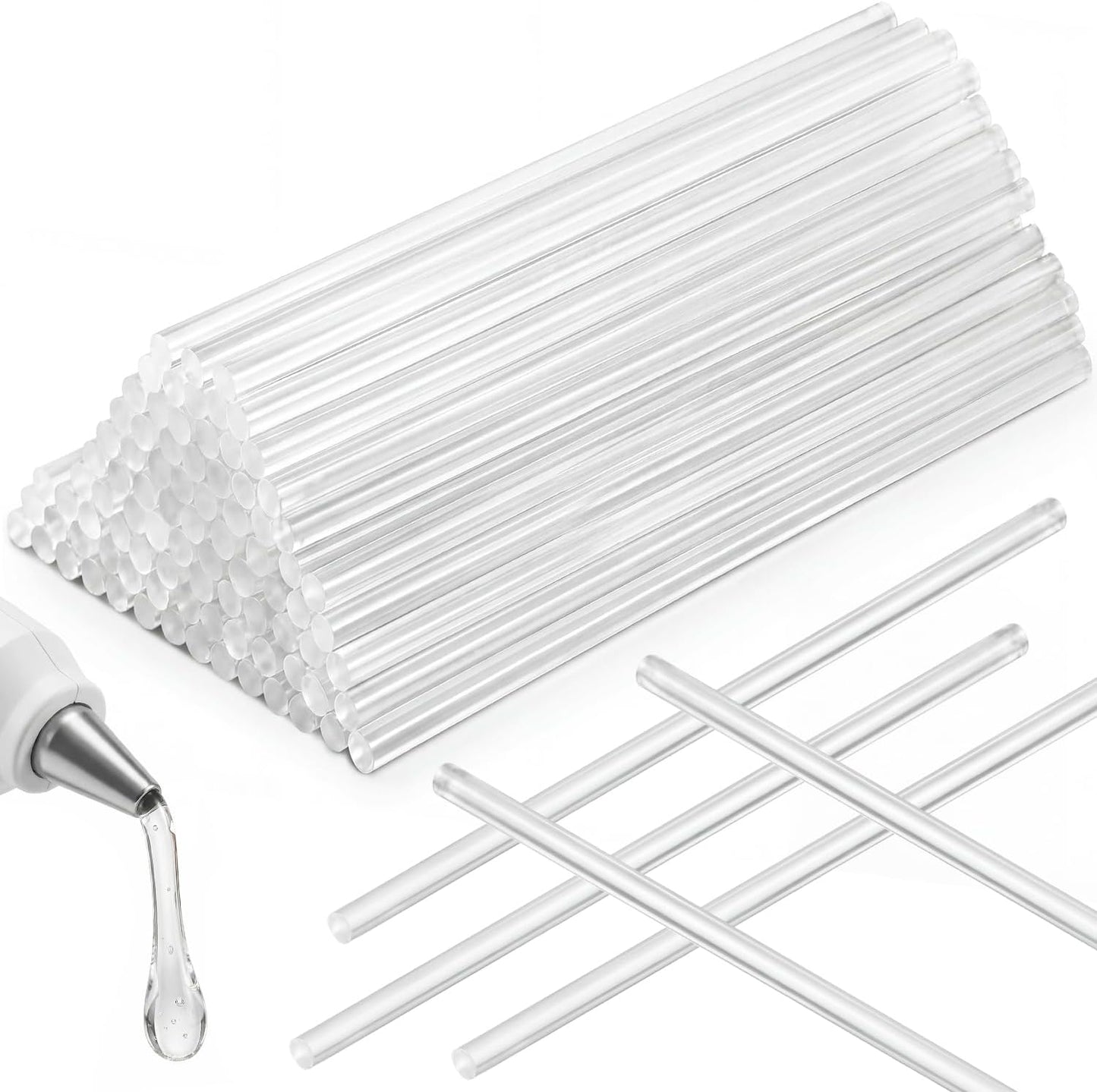 Pack 100 Barras Pegamento Caliente 0.27x11pulg