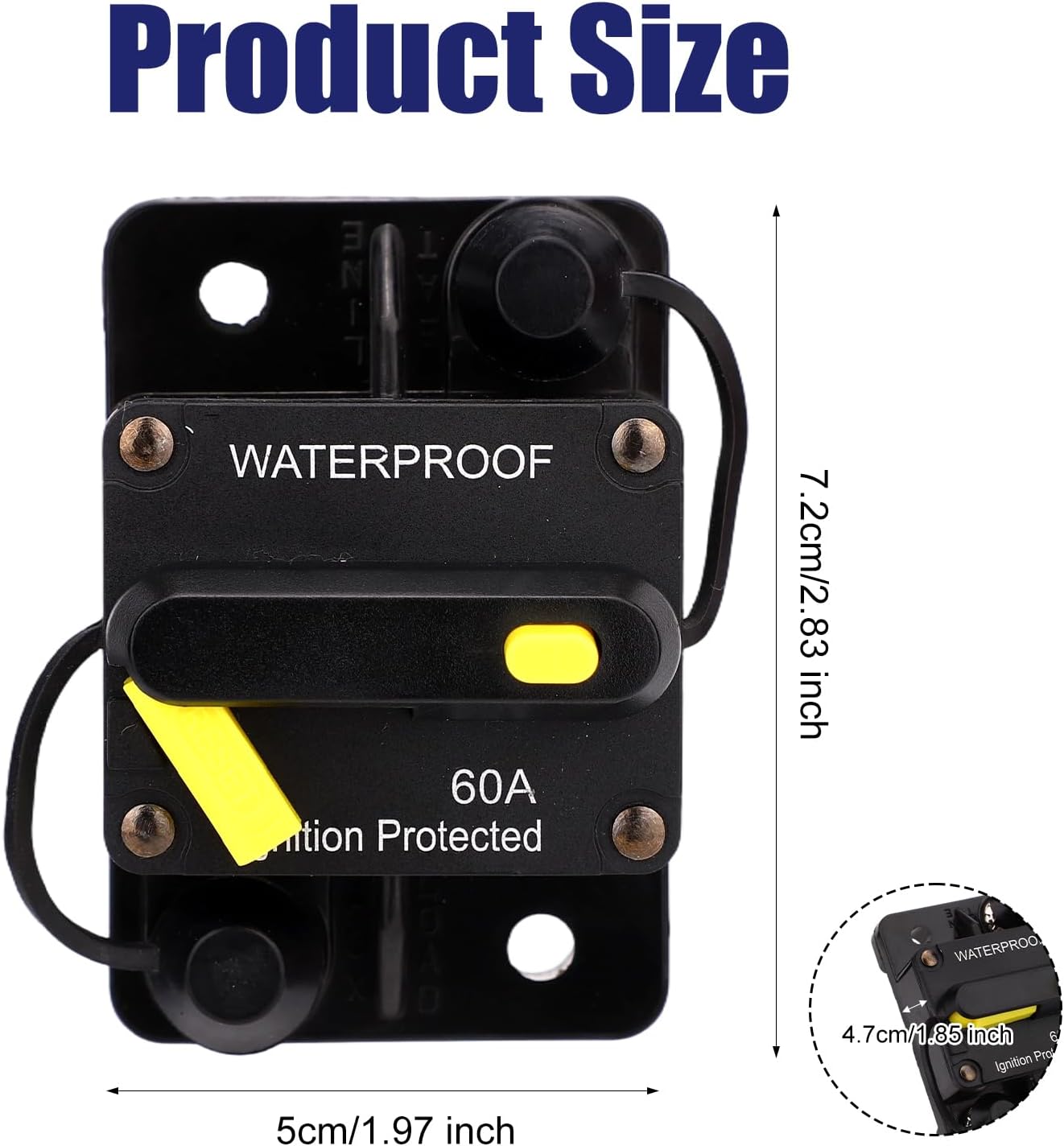 Disyuntor 60A para Motor Minn Kota 12-48V