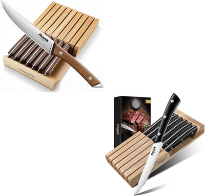 Juego de cuchillos para carne Huusk con organizador de cajón