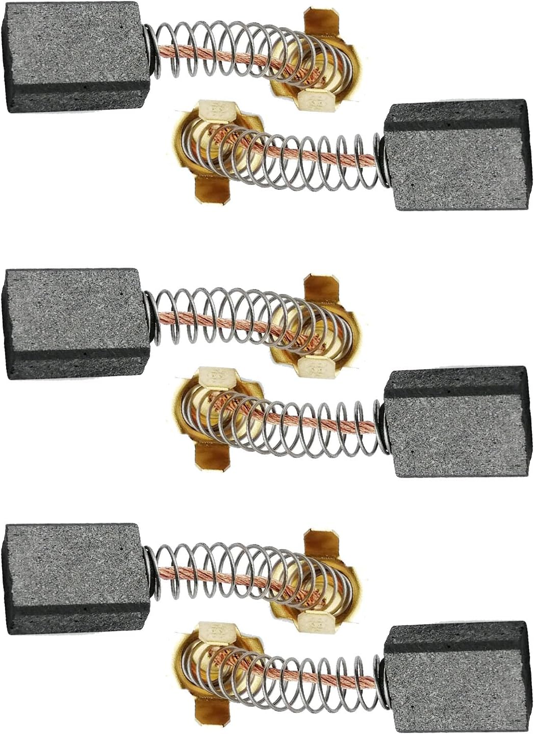 Set 6 cepillos carbono para Hi ta-chi C10FSH C12FDH