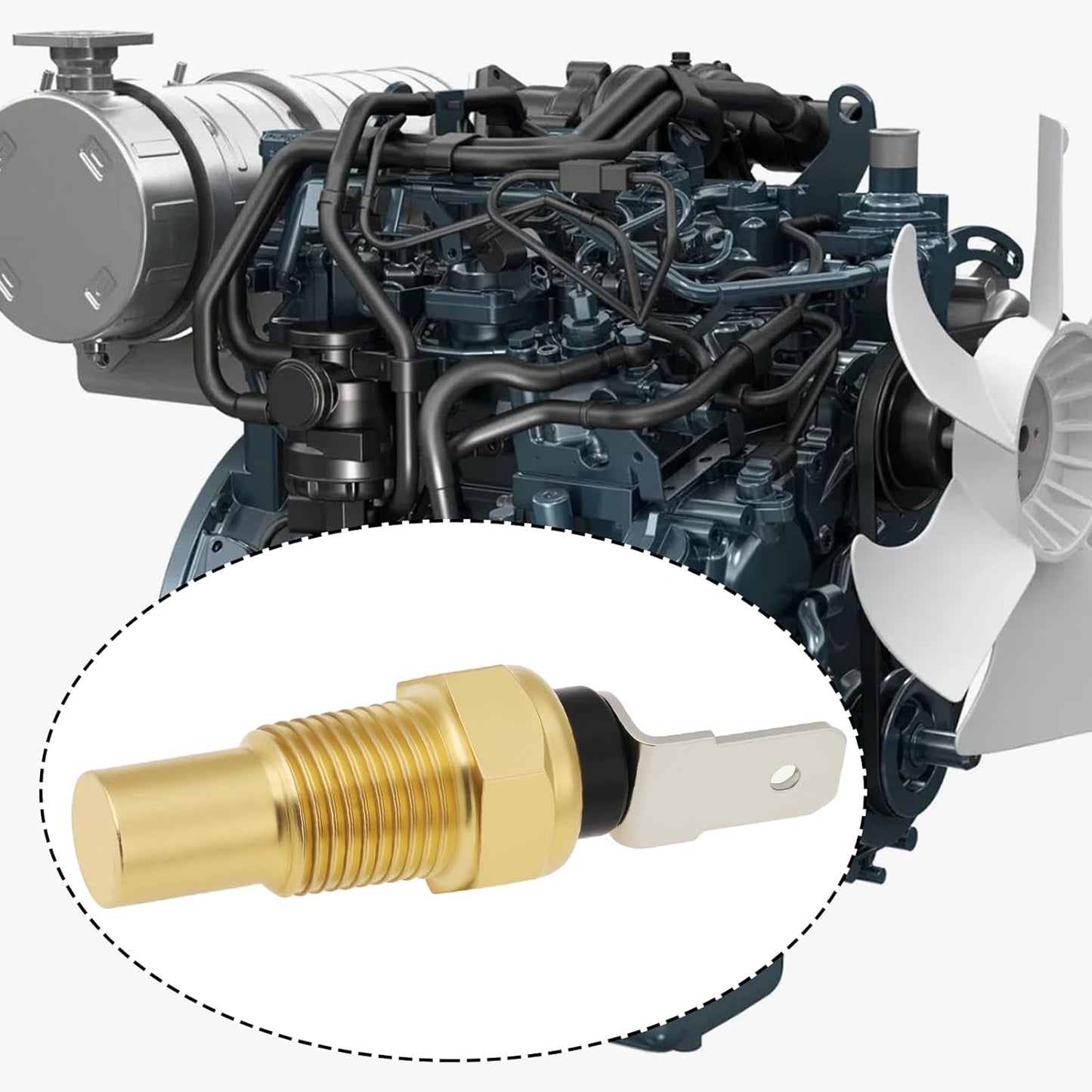 Sensor temperatura tractor comp Kubota V1505