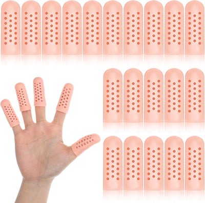 20 Pzas Guantes Silicona Transpirables con Orificios