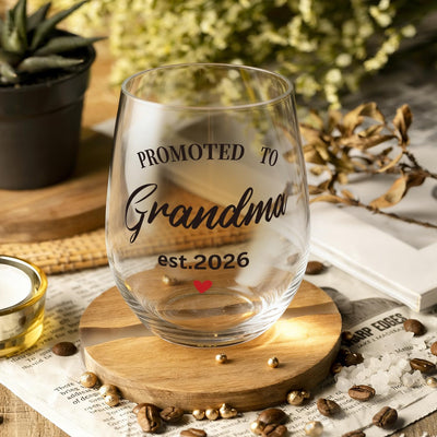 Copa de vino Fatbaby regalo para abuela por primer bebé taza 15 oz