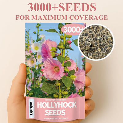 Semillas Malva Real 3000 Paq Granel Perennes Atraen Polinizadores
