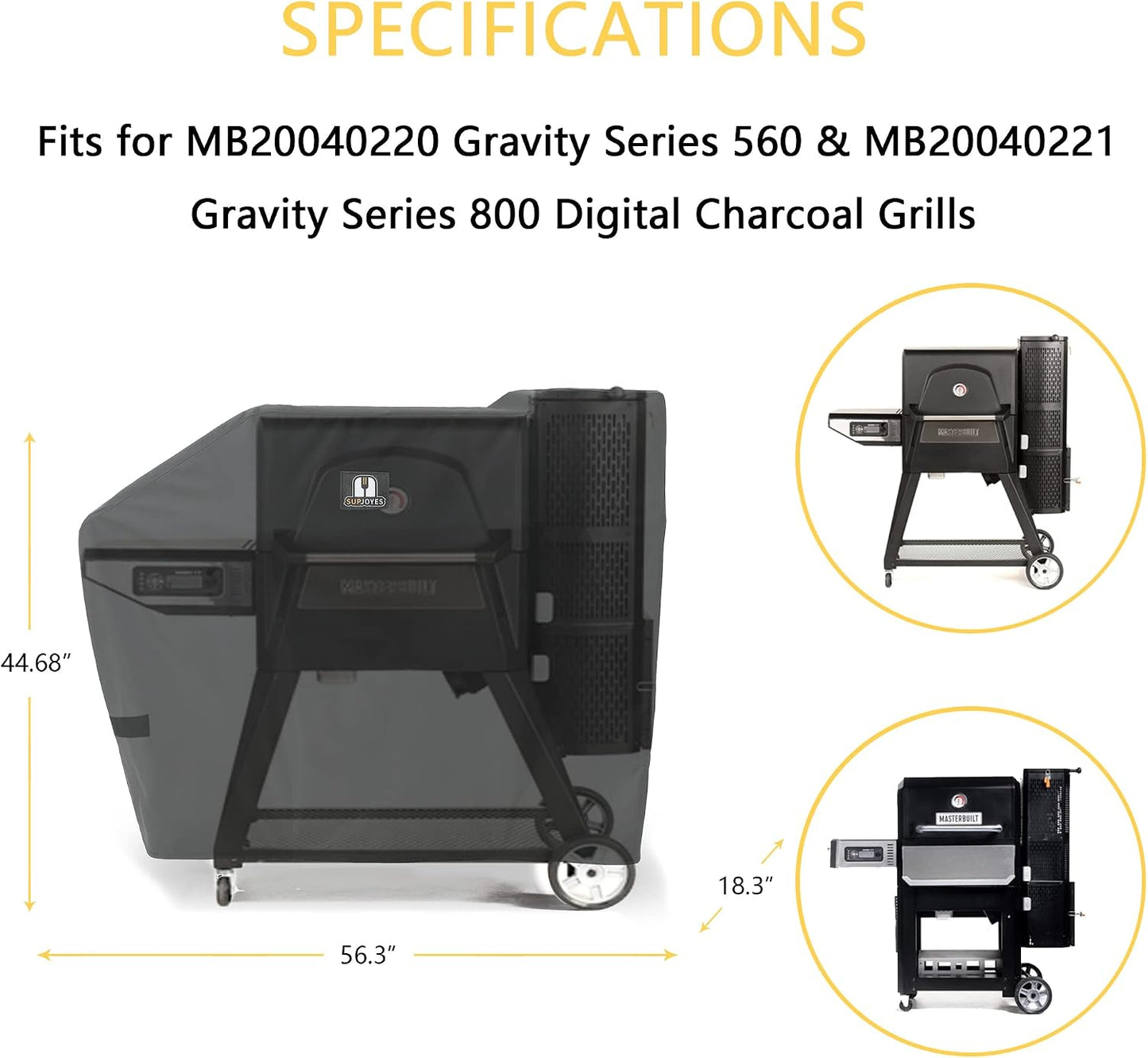 Cubierta impermeable parrilla Masterbuilt Gravity Serie