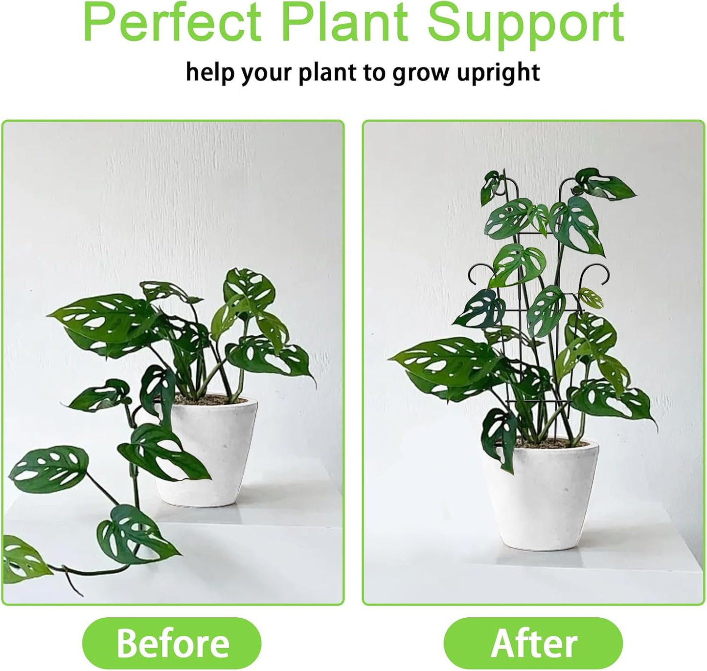 Enrejado para plantas 23pulg interior y exterior 2uds