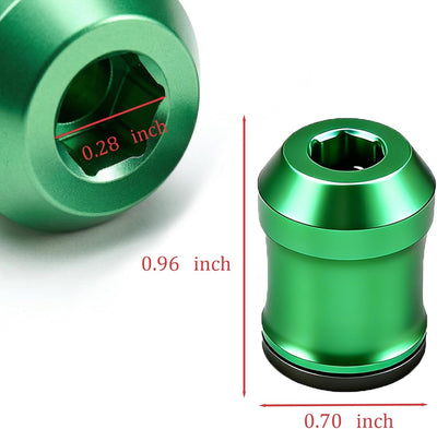 Soporte magnético anillo 1/4 pulg con cabeza extraíble