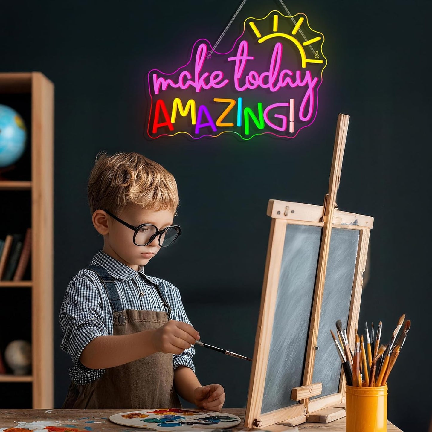 Letrero neón LED para dormitorio estudio oficina