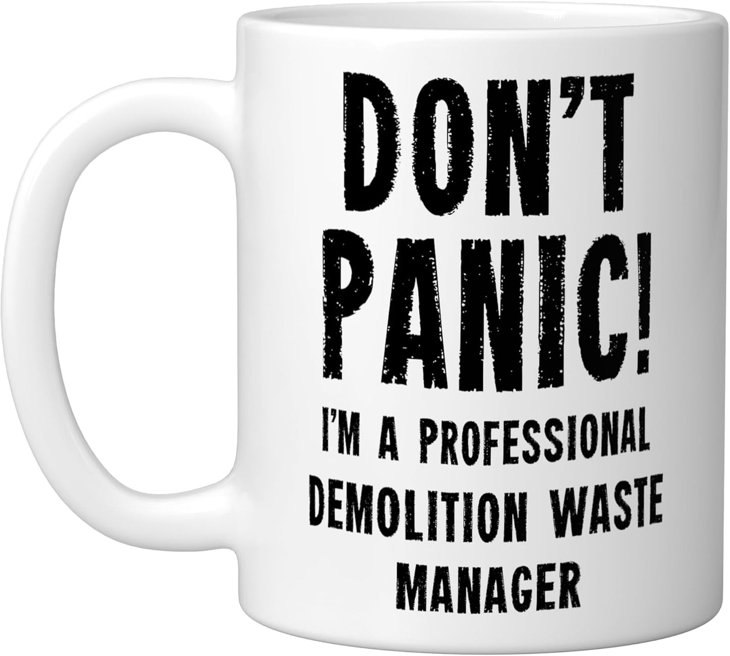 Taza Cerámica para Demoliciones en Blanco