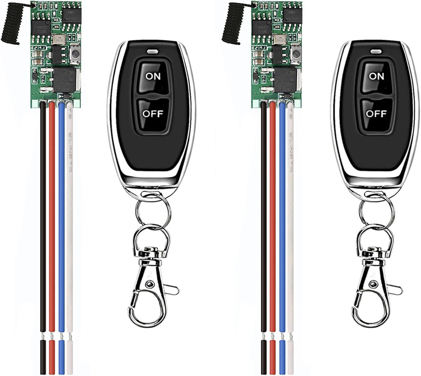 Interruptor remoto CC 12 V inalámbrico RF luces 5-24V 3A