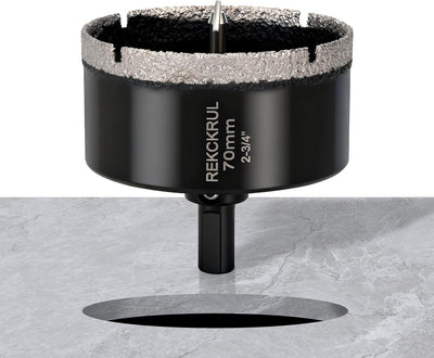 Sierra perforadora diamante 2-3/4pulg broca piloto para azulejos