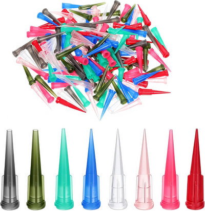 160 Puntas Plástico Dispensadoras Pegamento Multicolor