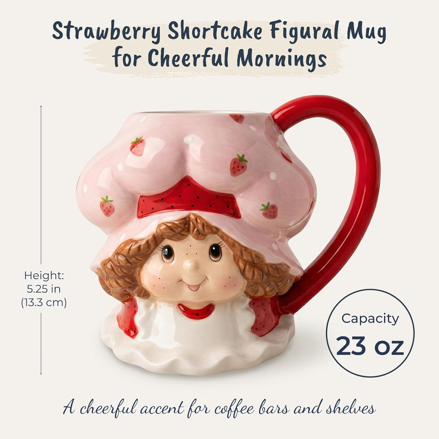 Taza figural tartas fresa Blue Sky Clayworks