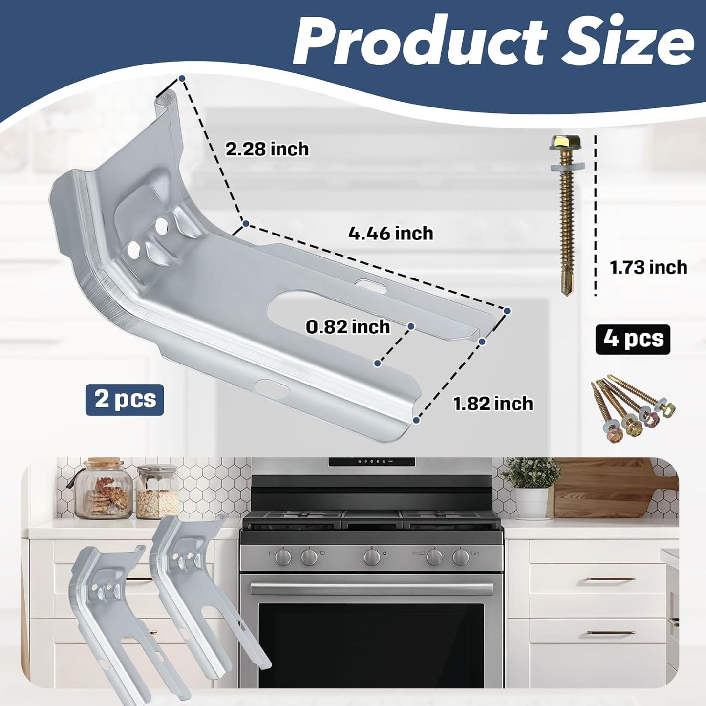Kit soporte antipunta universal para horno Frigidaire
