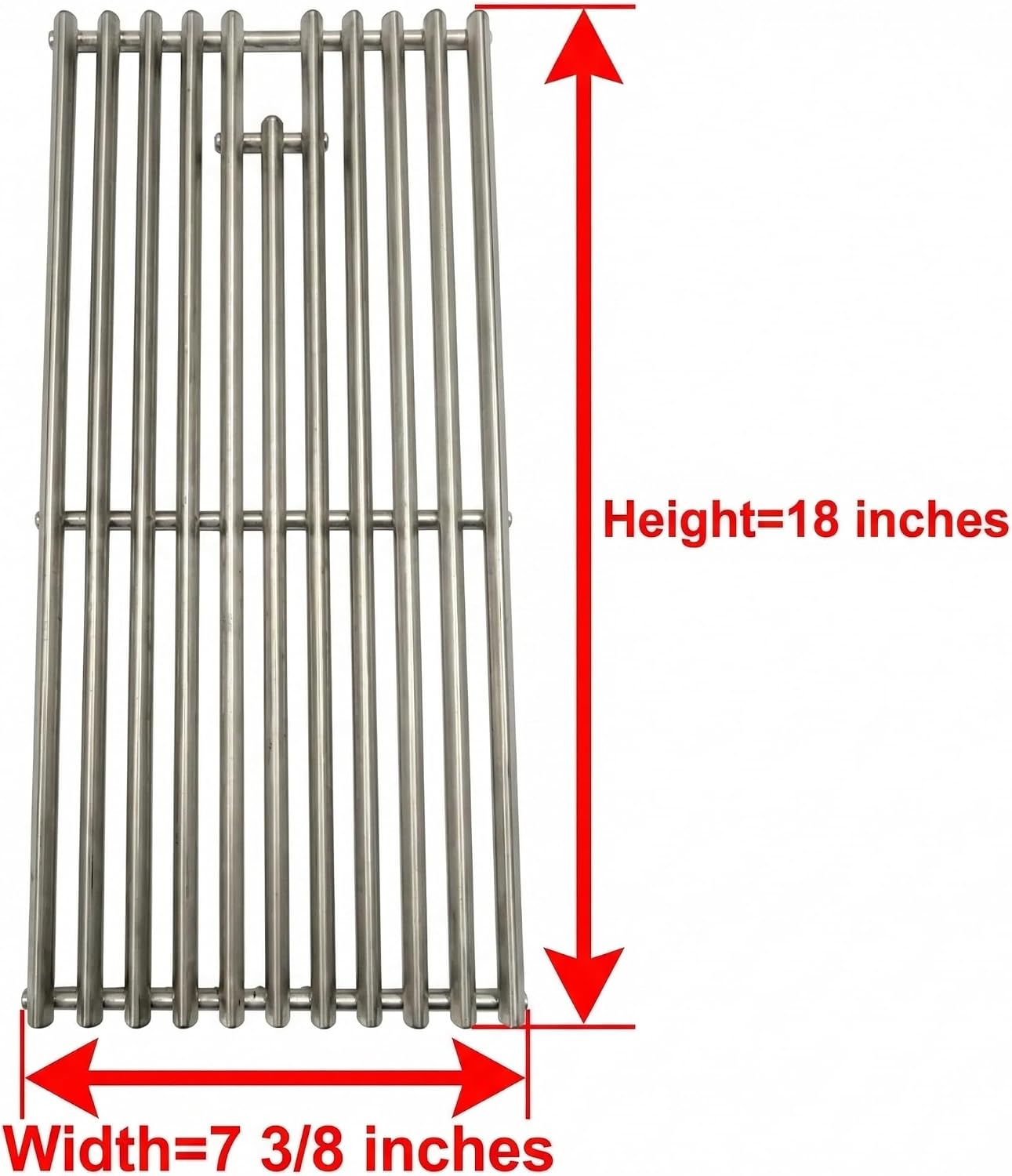 Rejilla triangular Blaze Grill 18x7-3/8 pulg comp 3 pzas