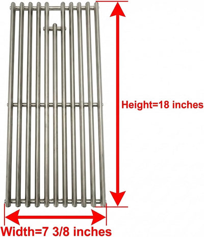 Rejilla triangular Blaze Grill 18x7-3/8 pulg comp 3 pzas