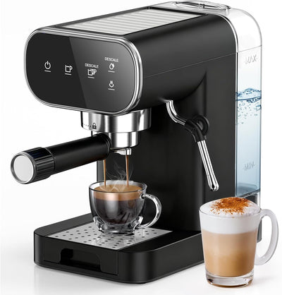 Cafetera Espresso 20 Bar Pantalla Táctil Espumador Leche
