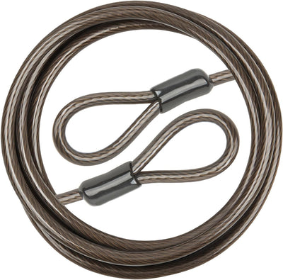 Cable seguridad acero flexible con bucles 4-30pies